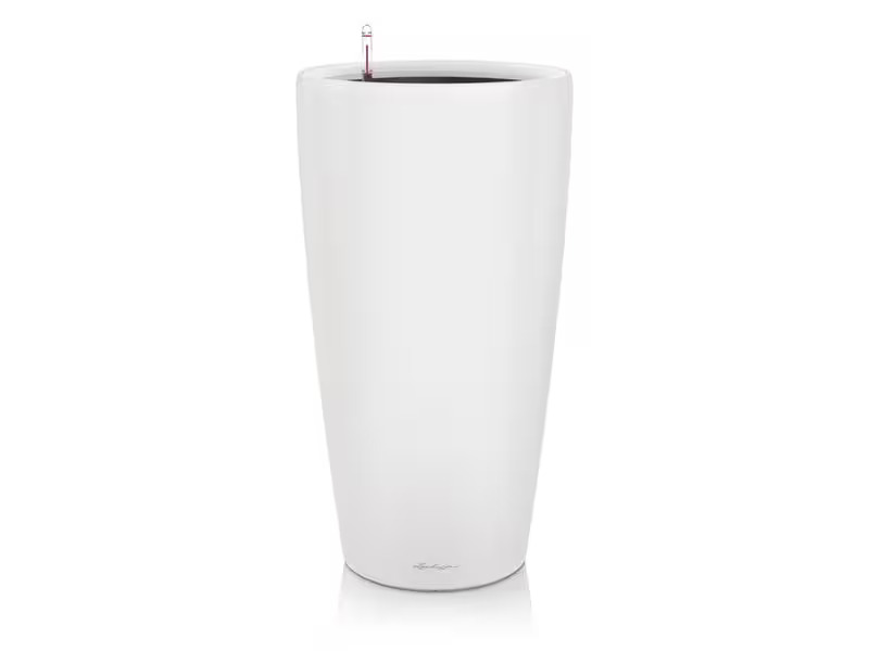 Lechuza RONDO Premium 32 - Komplettset Weiss matt