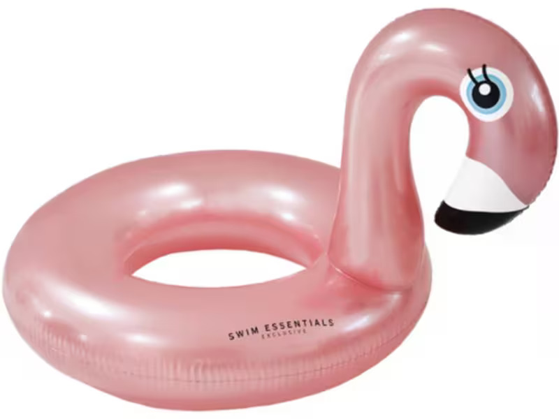 Swim Essentials Schwimmring Rose Gold Flamingo 95 cm