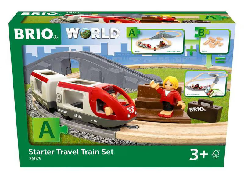BRIO BRIO World Starter Travel Train Set