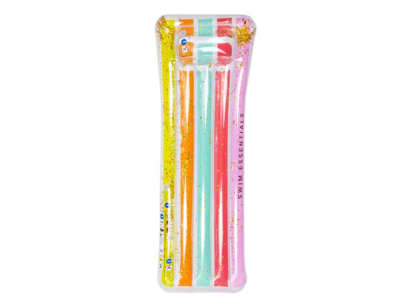 Swim Essentials Luftmatratze Rainbow with Glitter 177 cm
