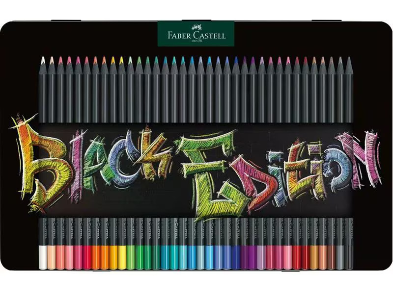 Faber-Castell Farbstifte Black Edition 36 Stück