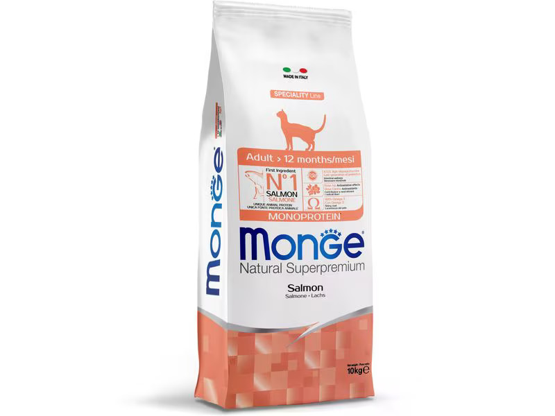 Monge Trockenfutter Katze Monoprotein Adult Lachs 10 kg