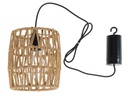 COCON Pendelleuchte mit Rattanschirm