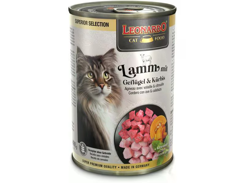 Leonardo Cat Food Nassfutter Superior Selection Lamm, 400 g