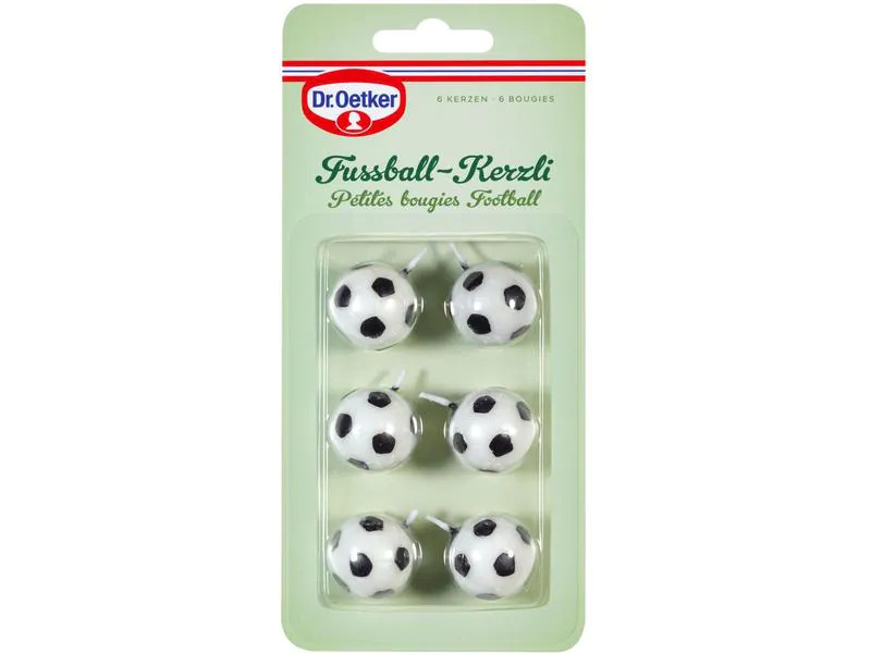 Dr.Oetker Kerze Fussball 6 Stück