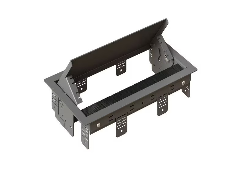 Max Hauri Einbaurahmen BOX S 3-Fach Grau