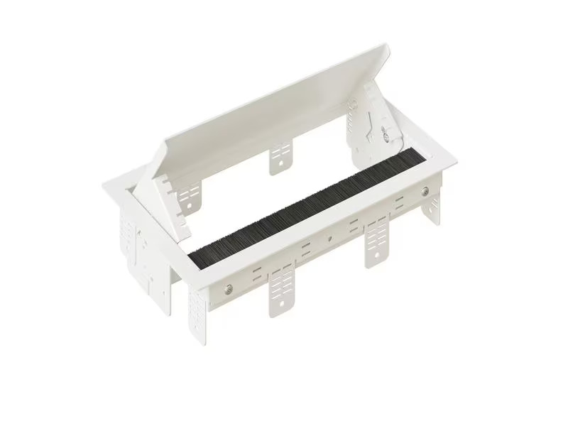 Max Hauri Einbaurahmen BOX S 3-Fach Weiss