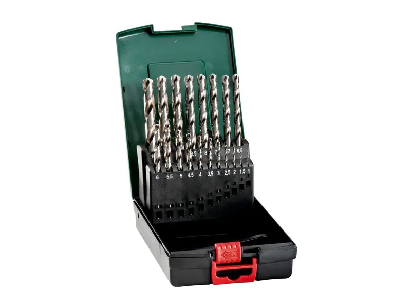 Metabo Metallbohrer-Set HSS-G, 19-teilig