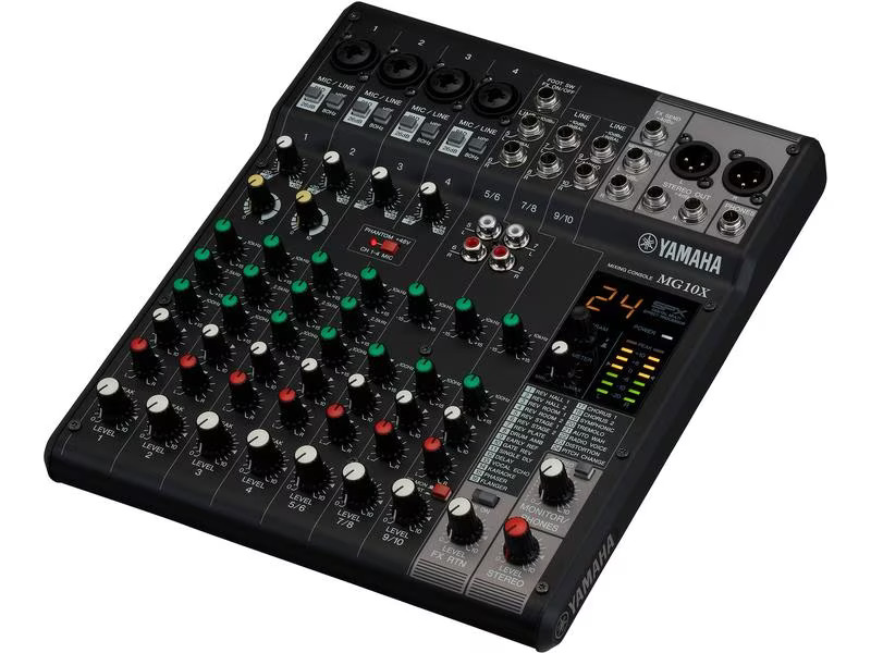 Yamaha Mischpult MG10X – 10-Kanal, analog