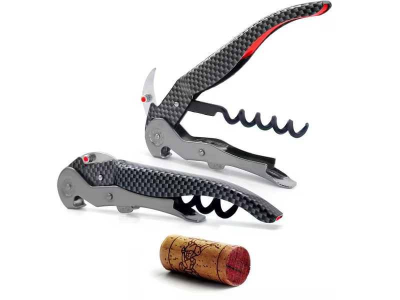 Pulltex Korkenzieher ClickCut Monza Grau/Silber