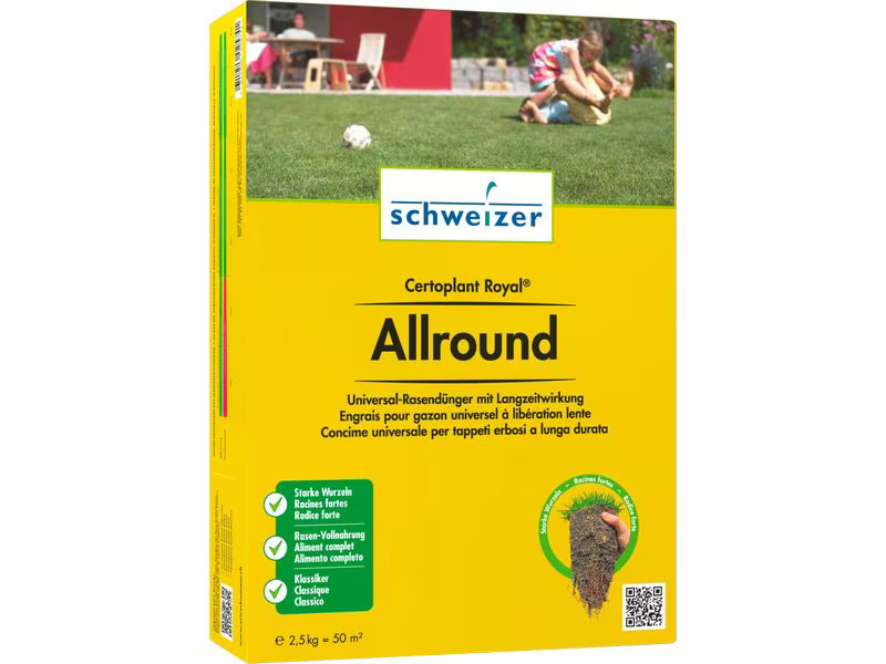Eric Schweizer Rasendünger Certoplant Royal Allround, 2.5 kg
