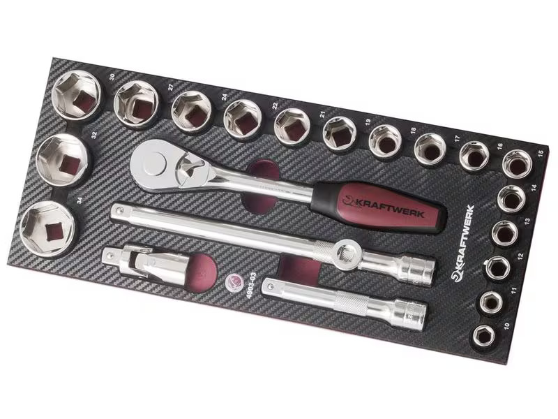 Kraftwerk Steckschlüssel-Set EVA3 1/2 22-teilig