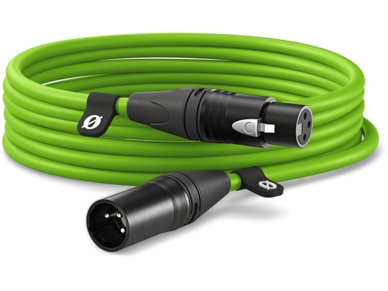 Rode XLR-Kabel XLRm-XLRf 6 m, Grün