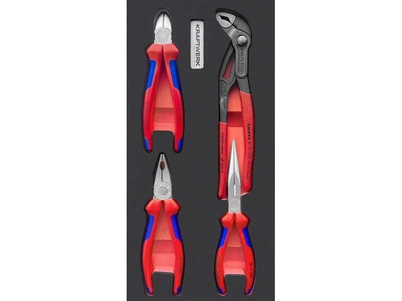 Kraftwerk Zangen-Set Knipex EVA3, 4-teilig