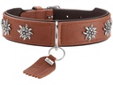 Hunter Halsband München 42/S, Rindsleder, Cognac/Schwarz