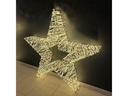 Dameco LED-Figur Stern, 2000 LEDs, 16 x 120 cm, Silber