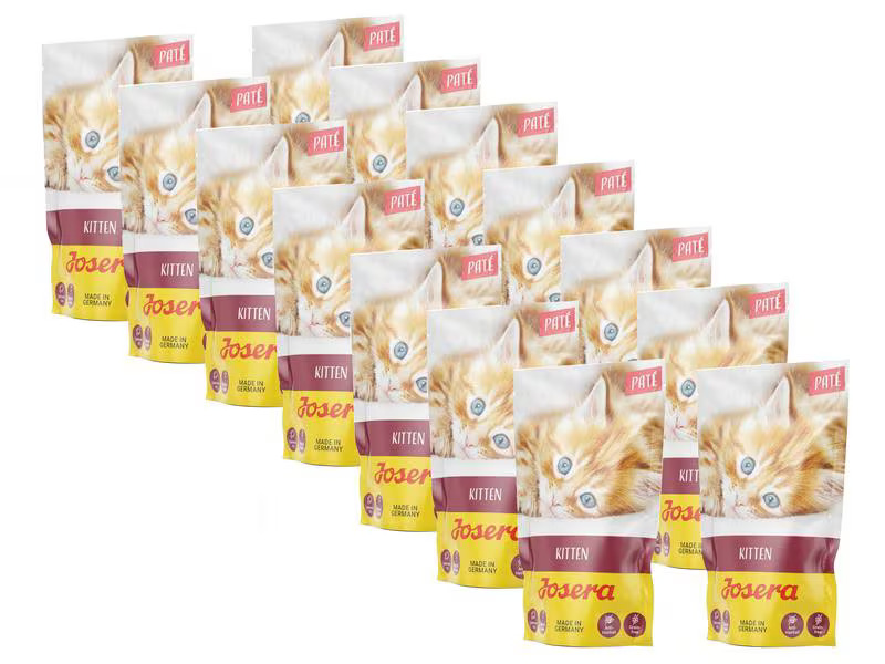 Josera Nassfutter Paté Kitten, 16 x 85 g
