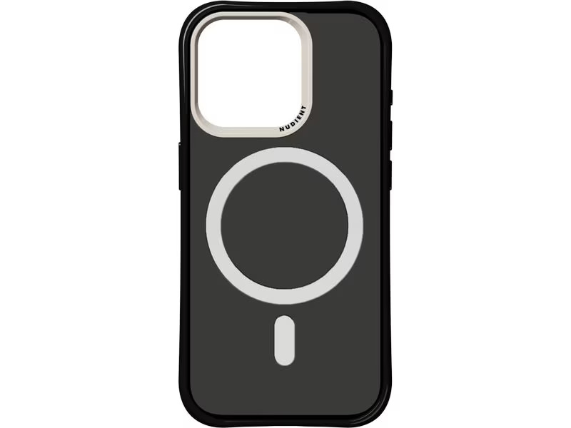 Nudient Back Cover Form MagSafe iPhone 15 Pro Black