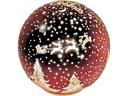 Dameco Schneekugel Ø 12 cm, Rot