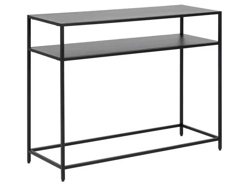 AC Design Konsolentisch Newcastle 100 x 35 x 79 cm, Schwarz