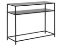 AC Design Konsolentisch Newcastle 100 x 35 x 79 cm, Schwarz