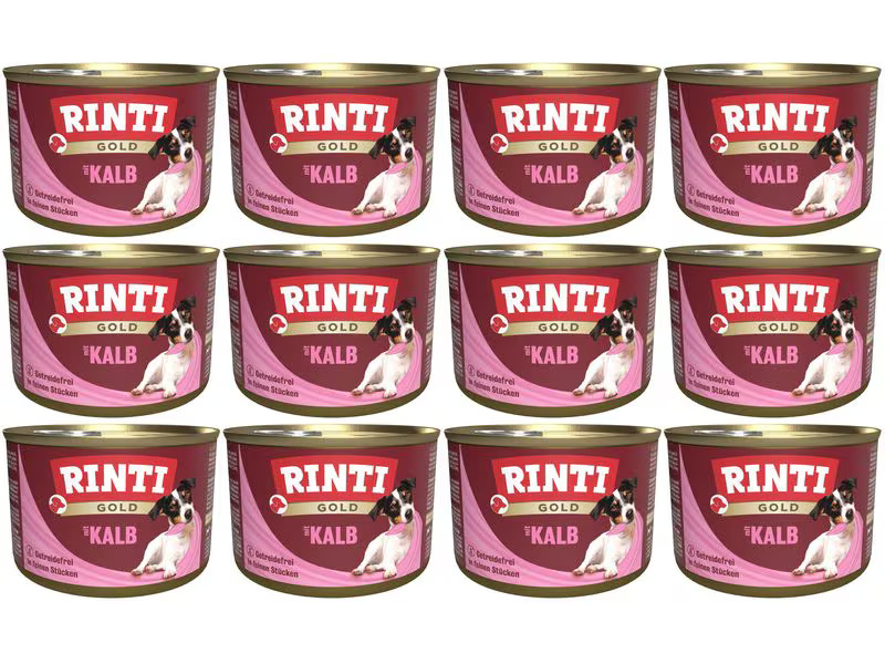 Rinti Nassfutter Dose Gold mit Huhn, 185 g