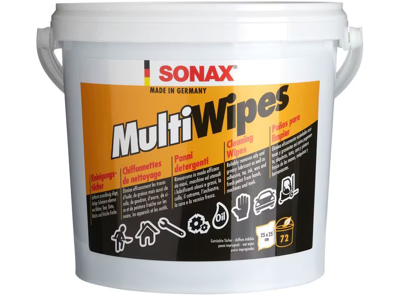 Sonax MultiWipes, Reinigungstücher, Eimer 72 Stück