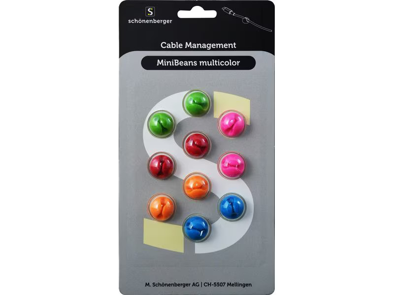 Schönenberger Beans Kabelhalterungen, Ø 15 mm, Mehrfarbig