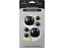 Schönenberger Kabelhalterungen 2 x Ø 35 mm, 4 x Ø 15 mm, Schwarz