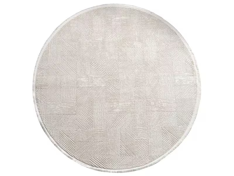 Conceptum Hypnose Teppich Leo 2969 Ø 160 cm, Beige