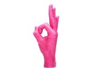 Mandatus Kerze OK Candle Hand, Pink