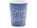 Partydeco Einwegbecher Happy Birthday 220 ml, 6 Stück
