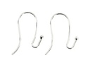 Creativ Company Ohrring 21 mm, Versilbert, 6 Stk.