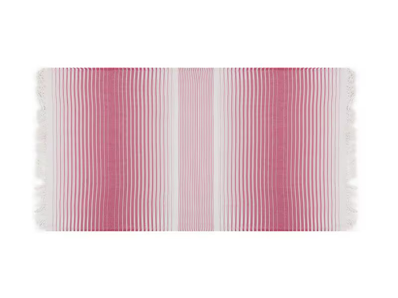Foutastic Strandtuch Golge Pink; Weiss