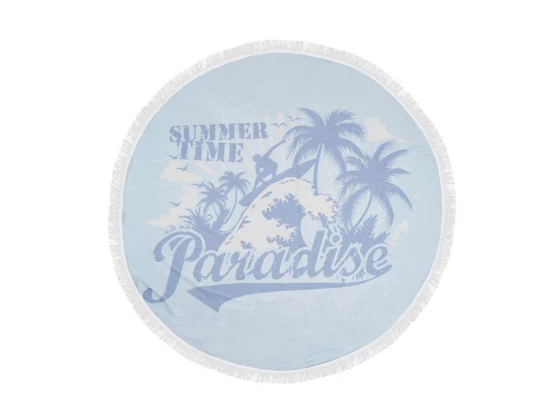 Foutastic Strandtuch Circle Summer, Blau