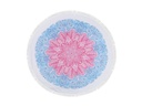 Foutastic Strandtuch Circle Muster, Blau; Rosa
