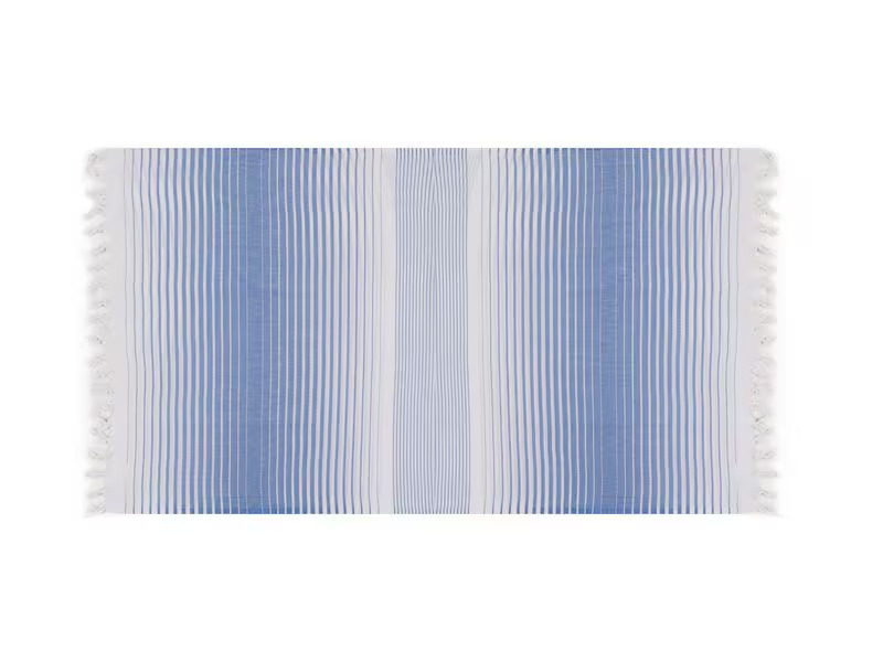 Foutastic Strandtuch Golge Blau; Weiss