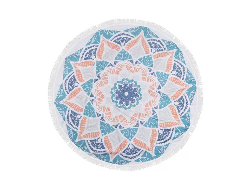 Foutastic Strandtuch Circle Ornamnet, Blau