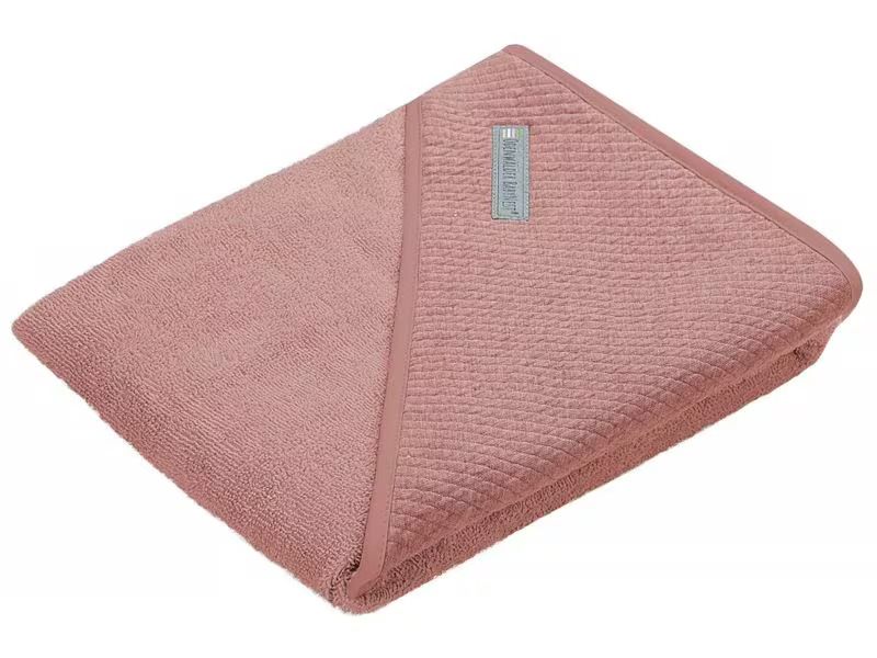 Odenwälder Baby-Kapuzentuch Trend Cranberry 100 x 100 cm