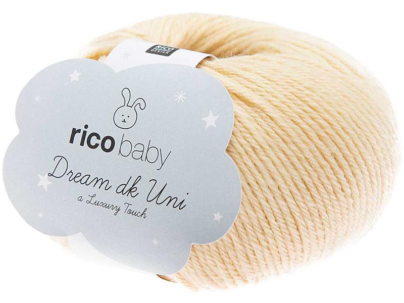 Rico Design Wolle Baby Dream Uni dk 50 g, Crème