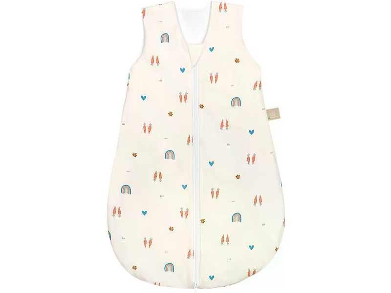 Odenwälder Baby-Sommerschlafsack unwattiert Rainbow Ecru Gr. 70