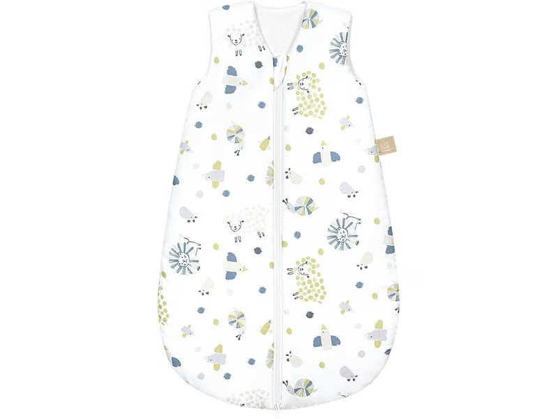 Odenwälder Baby-Winterschlafsack wattiert Wildlife Grey Gr. 90