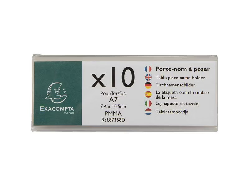 Exacompta Namensschild A7
