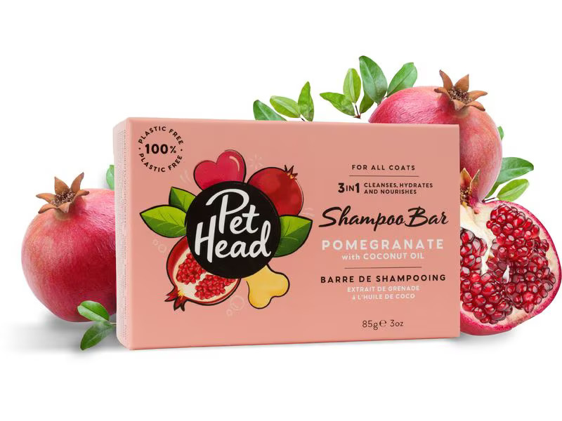 Pet Head Festes Shampoo Granatapfel 85 g