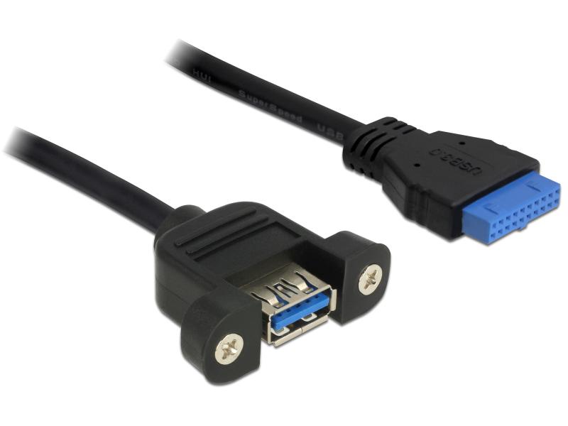 Delock USB3.0 Pinheaderkabel 50 cm intern
