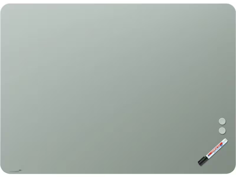 Legamaster Glassboard RC 90 x 120 cm, Salbeigrün matt