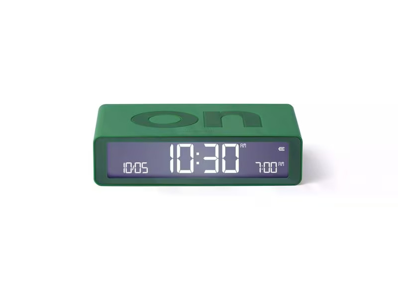 Lexon Digitalwecker Flip Classic Grün