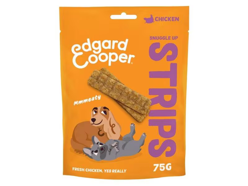 Edgard &amp; Cooper Leckerli Strips Huhn, 75 g
