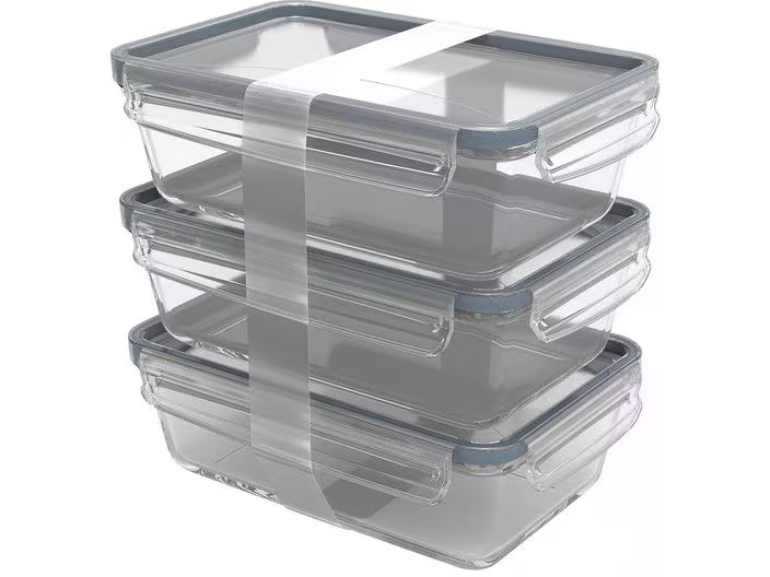 Rotho Kühlschrankorganizer Click &amp; Lock 3 x 1.3 l