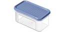 Rotho Vorratsdose Domino 0.5 l, Blau/Transparent